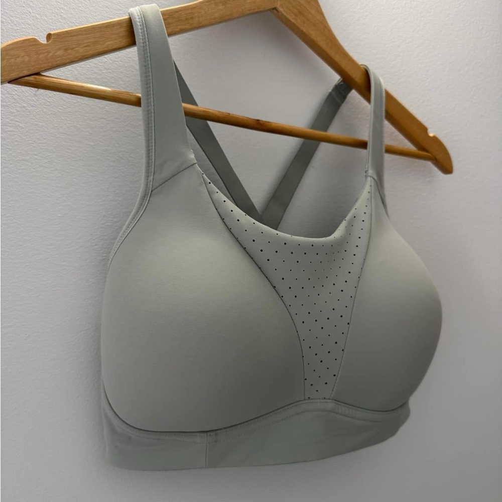 Lululemon Athletica Sage Green Padded Crossback Sports Bra